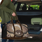 Indigenous Echidna Australia Travel Bag Australian Aboriginal Art Proud