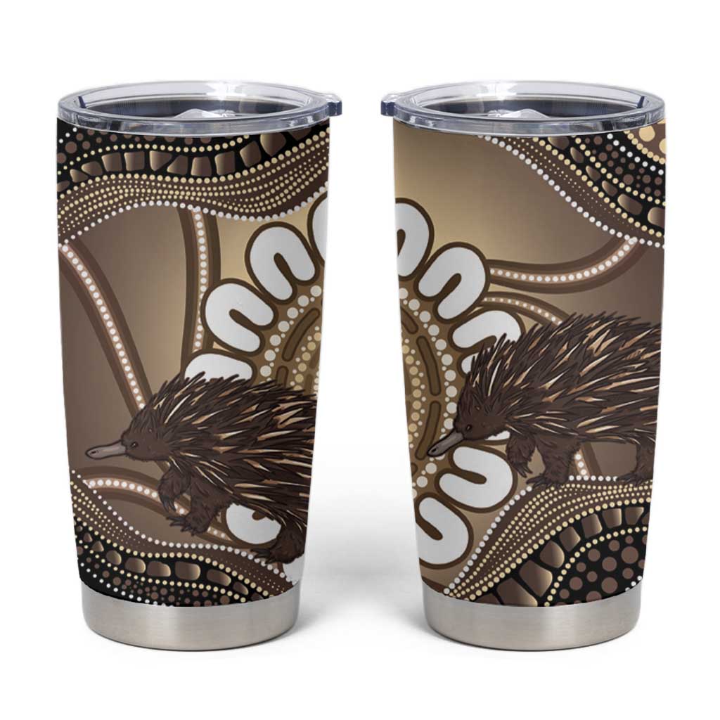 Indigenous Echidna Australia Tumbler Cup Australian Aboriginal Art Proud