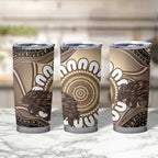 Indigenous Echidna Australia Tumbler Cup Australian Aboriginal Art Proud