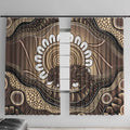 Indigenous Echidna Australia Window Curtain Australian Aboriginal Art Proud