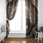 Indigenous Echidna Australia Window Curtain Australian Aboriginal Art Proud