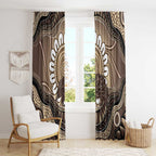 Indigenous Echidna Australia Window Curtain Australian Aboriginal Art Proud