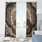Indigenous Echidna Australia Window Curtain Australian Aboriginal Art Proud
