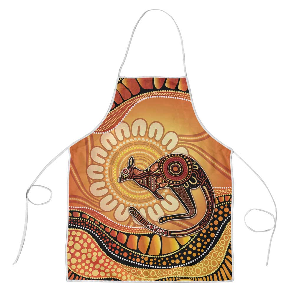 Indigenous Kangaroo Australia Apron Australian Aboriginal Art Proud