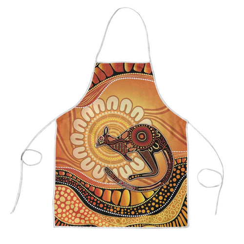 Indigenous Kangaroo Australia Apron Australian Aboriginal Art Proud