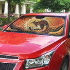 Indigenous Kangaroo Australia Auto Sun Shade Australian Aboriginal Art Proud