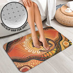 Indigenous Kangaroo Australia Bathroom Set Australian Aboriginal Art Proud