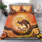 Indigenous Kangaroo Australia Bedding Set Australian Aboriginal Art Proud