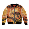 Indigenous Kangaroo Australia Bomber Jacket Australian Aboriginal Art Proud