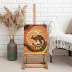 Indigenous Kangaroo Australia Canvas Wall Art Australian Aboriginal Art Proud