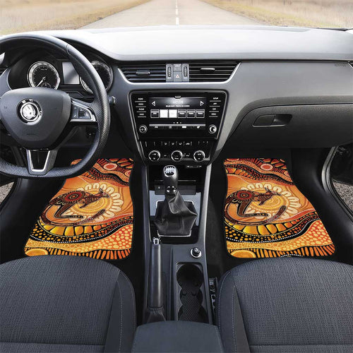 Indigenous Kangaroo Australia Car Mats Australian Aboriginal Art Proud
