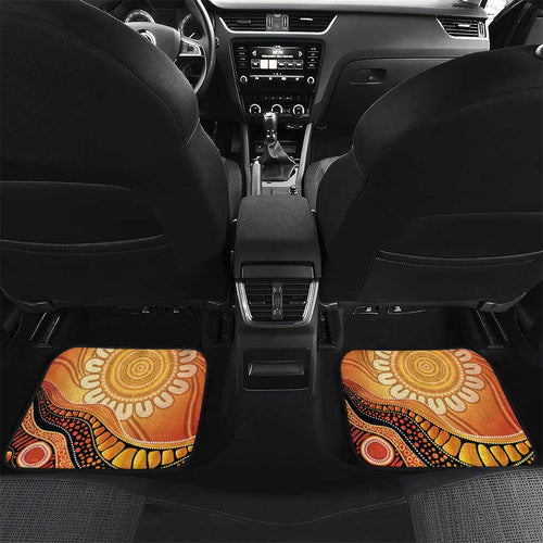 Indigenous Kangaroo Australia Car Mats Australian Aboriginal Art Proud