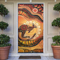 Indigenous Kangaroo Australia Door Cover Australian Aboriginal Art Proud