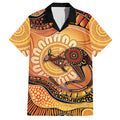 Indigenous Kangaroo Australia Hawaiian Shirt Australian Aboriginal Art Proud