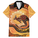 Indigenous Kangaroo Australia Hawaiian Shirt Australian Aboriginal Art Proud