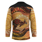 Indigenous Kangaroo Australia Hockey Jersey Australian Aboriginal Art Proud