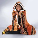 Indigenous Kangaroo Australia Hooded Blanket Australian Aboriginal Art Proud