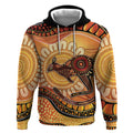 Indigenous Kangaroo Australia Hoodie Australian Aboriginal Art Proud