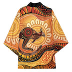 Indigenous Kangaroo Australia Kimono Australian Aboriginal Art Proud