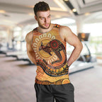 Indigenous Kangaroo Australia Men Tank Top Australian Aboriginal Art Proud