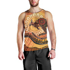 Indigenous Kangaroo Australia Men Tank Top Australian Aboriginal Art Proud