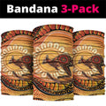 Indigenous Kangaroo Australia Neck Gaiter Australian Aboriginal Art Proud