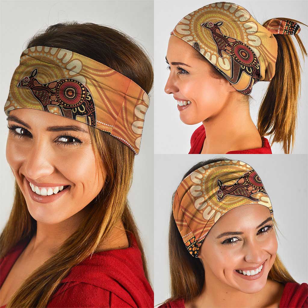 Indigenous Kangaroo Australia Neck Gaiter Australian Aboriginal Art Proud