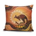 Indigenous Kangaroo Australia Pillow Cover Australian Aboriginal Art Proud