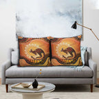 Indigenous Kangaroo Australia Pillow Cover Australian Aboriginal Art Proud