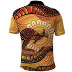 Indigenous Kangaroo Australia Polo Shirt Australian Aboriginal Art Proud