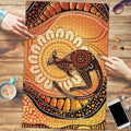 Indigenous Kangaroo Australia Puzzle Australian Aboriginal Art Proud