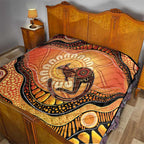 Indigenous Kangaroo Australia Quilt Australian Aboriginal Art Proud