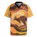 Indigenous Kangaroo Australia Rugby Jersey Australian Aboriginal Art Proud