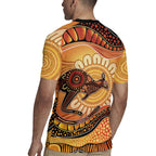 Indigenous Kangaroo Australia Rugby Jersey Australian Aboriginal Art Proud