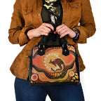 Indigenous Kangaroo Australia Shoulder Handbag Australian Aboriginal Art Proud