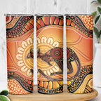 Indigenous Kangaroo Australia Skinny Tumbler Australian Aboriginal Art Proud
