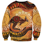 Indigenous Kangaroo Australia Sweatshirt Australian Aboriginal Art Proud
