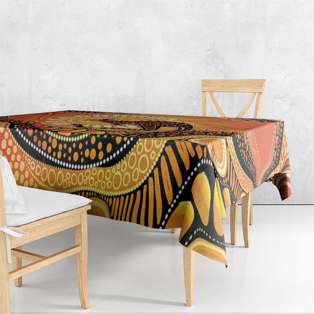 Indigenous Kangaroo Australia Tablecloth Australian Aboriginal Art Proud