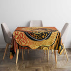 Indigenous Kangaroo Australia Tablecloth Australian Aboriginal Art Proud