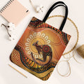 Indigenous Kangaroo Australia Tote Bag Australian Aboriginal Art Proud