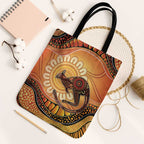 Indigenous Kangaroo Australia Tote Bag Australian Aboriginal Art Proud
