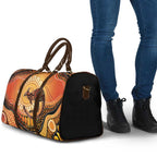 Indigenous Kangaroo Australia Travel Bag Australian Aboriginal Art Proud