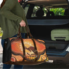 Indigenous Kangaroo Australia Travel Bag Australian Aboriginal Art Proud