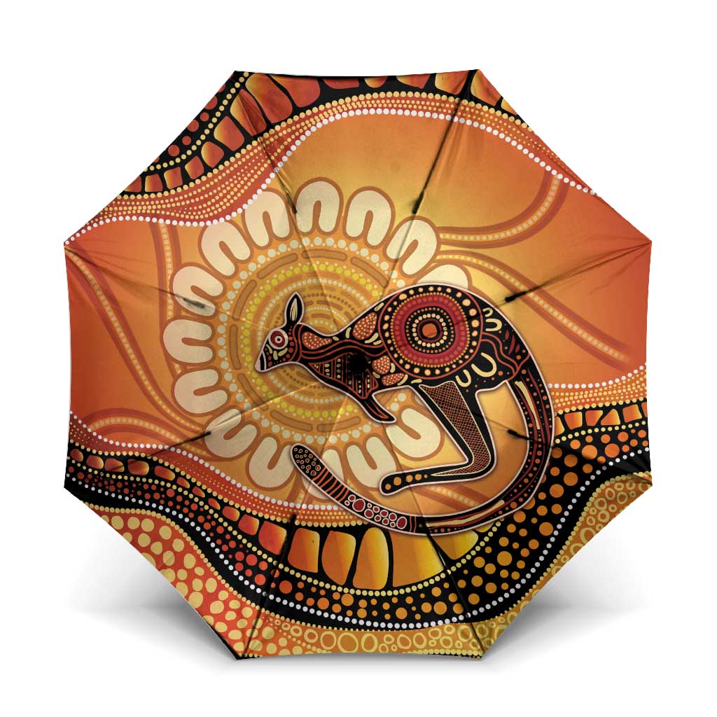 Indigenous Kangaroo Australia Umbrella Australian Aboriginal Art Proud
