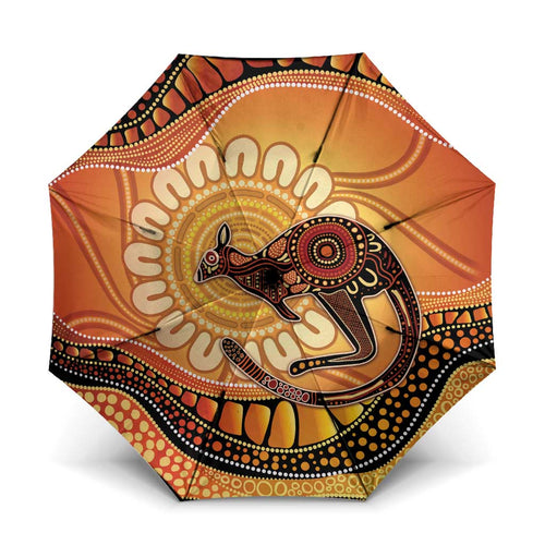 Indigenous Kangaroo Australia Umbrella Australian Aboriginal Art Proud