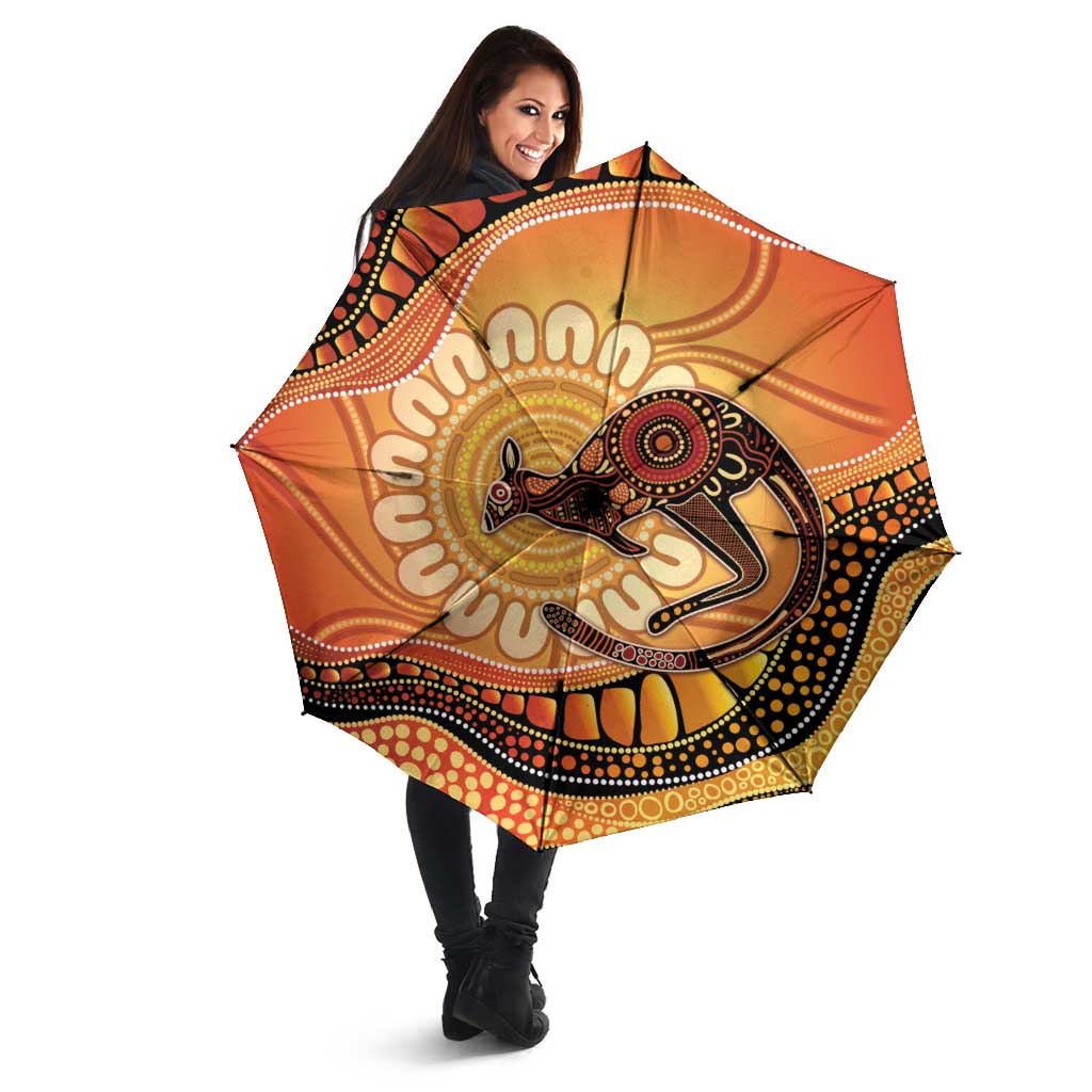 Indigenous Kangaroo Australia Umbrella Australian Aboriginal Art Proud