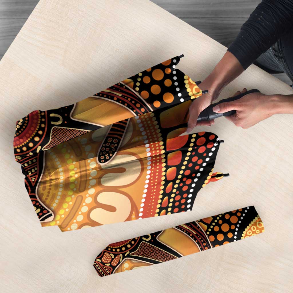 Indigenous Kangaroo Australia Umbrella Australian Aboriginal Art Proud