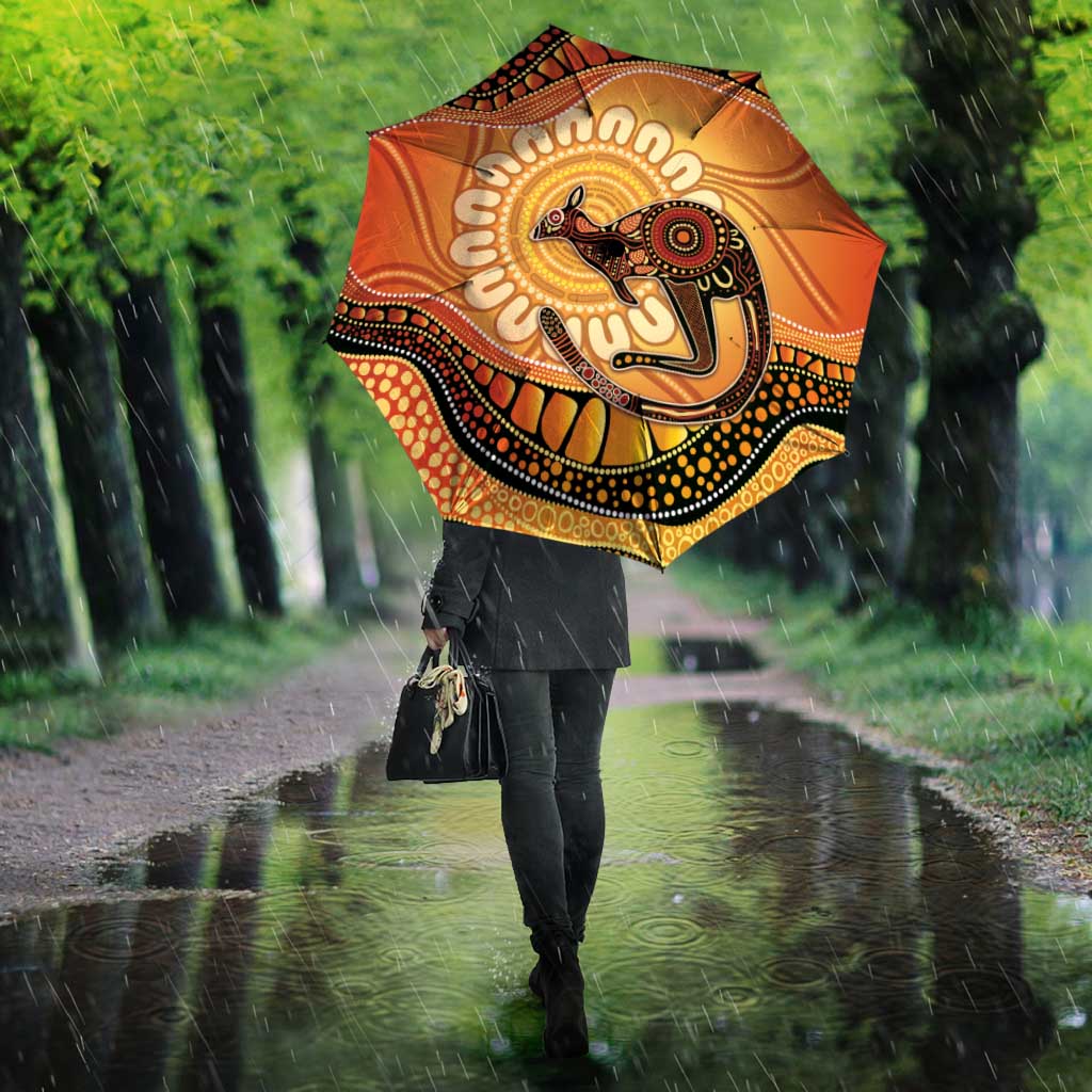 Indigenous Kangaroo Australia Umbrella Australian Aboriginal Art Proud