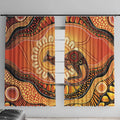 Indigenous Kangaroo Australia Window Curtain Australian Aboriginal Art Proud