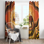 Indigenous Kangaroo Australia Window Curtain Australian Aboriginal Art Proud